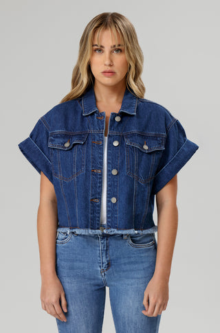 FUNKY SOUL SHORT SLEEVE DENIM JACKET