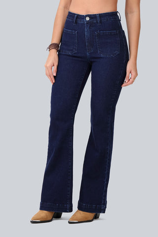 Funky Soul Two Pockets Flare Jean