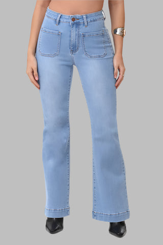Funky Soul Two Pockets Flare Jean