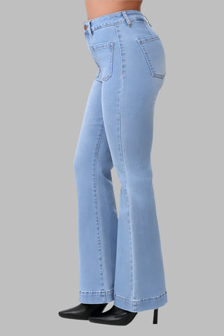 Funky Soul Two Pockets Flare Jean
