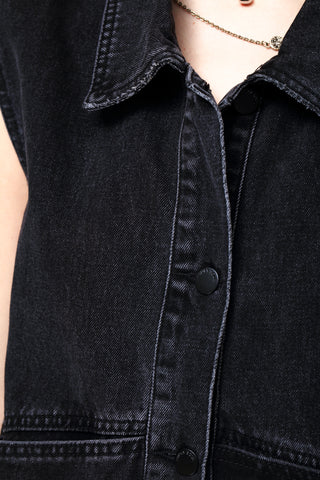 Funky Soul Oversized Denim Vest