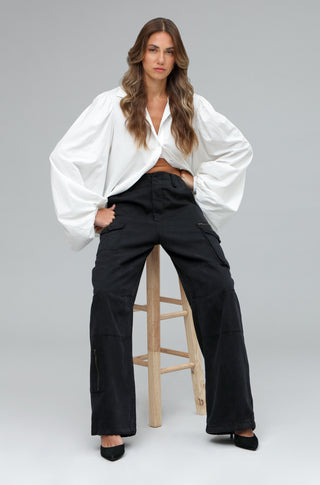 Funky Soul High Rise Cargo Jean