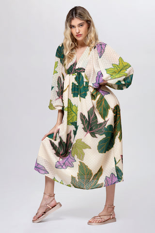 Funky Soul Bell Sleeve Maxi Dress