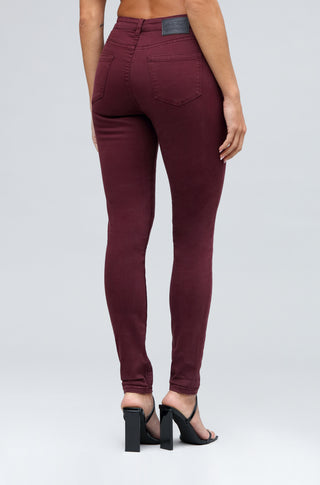 Funky Soul Stretch Color Mid Rise Skinny Denim Jean