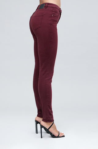 Funky Soul Stretch Color Mid Rise Skinny Denim Jean