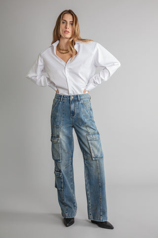 Funky Soul Aino Dirty Cargo Jean