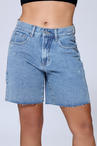 FS Frayed Hem Bermuda Shorts
