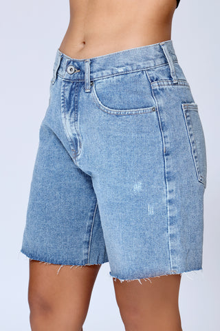 FS Frayed Hem Bermuda Shorts