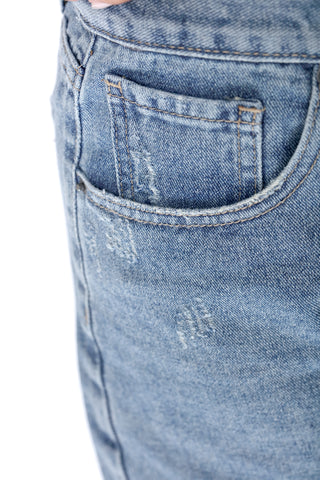 FS Frayed Hem Bermuda Shorts