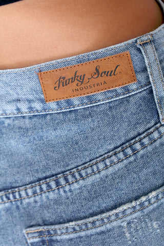 FS Frayed Hem Bermuda Shorts