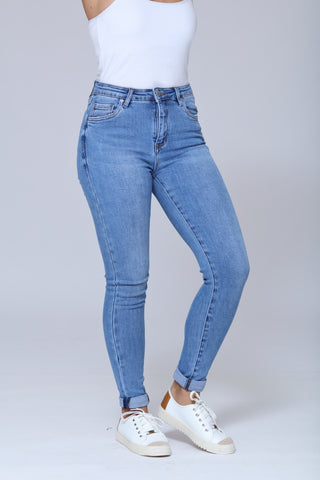 Funky Soul Stretch Hi Rise Skinny Denim Jean