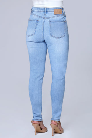 Funky Soul Pearls and Rhinestones Skinny Jean