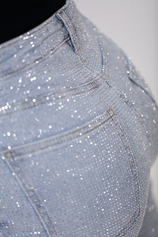 Funky Soul Studded Straight Leg Jean