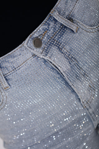 Funky Soul Studded Straight Leg Jean