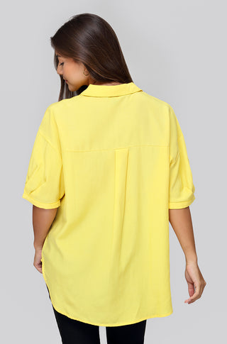 FUNKY SOUL OVERSIZED HIGH LOW SHIRT