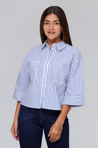 FUNKY SOUL STRIPES BOXY SHIRT