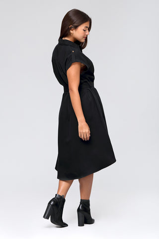 HIGH LOW SHIRT DRESS