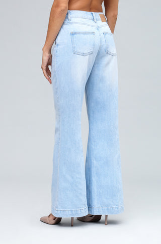 FS CREASED DETAIL WIDE LEG JEAN