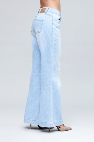 FS CREASED DETAIL WIDE LEG JEAN