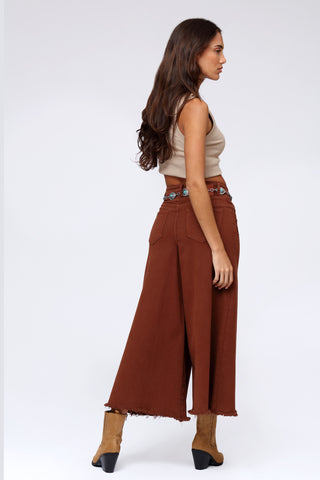 Funky Soul 2Pockets Cropped Palazzo Jean