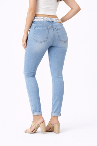 Funky Soul Olivia 27" Cuffed Skinny Jeans