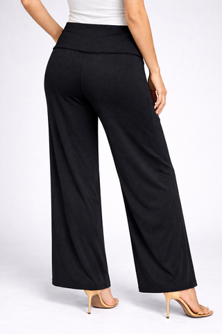 Funky Soul Ruched Waistband Wide Leg Pant