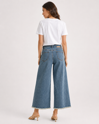 Funky Soul Giulia Crop Braid Belt Jeans