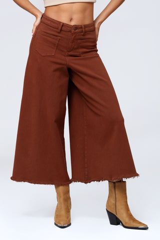 Funky Soul 2Pockets Cropped Palazzo Jean
