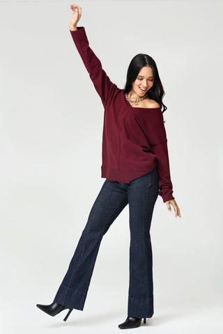 Funky Soul Seam Front Flare Jean