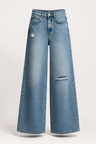Funky Soul Gabriella Wide Leg Dog Bites Jeans