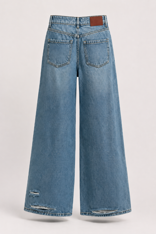 Funky Soul Gabriella Wide Leg Dog Bites Jeans