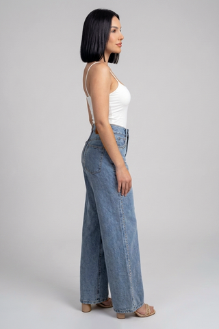 Funky Soul Lavinia Side Seam Studs Straight Jean