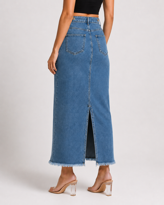 Funky Soul Sleeveless Button-Down Vest & Skirt Set
