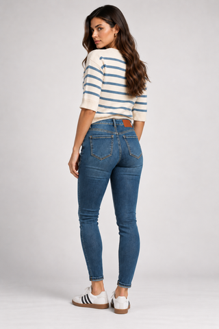 Funky Soul Green Wash Skinny Jean