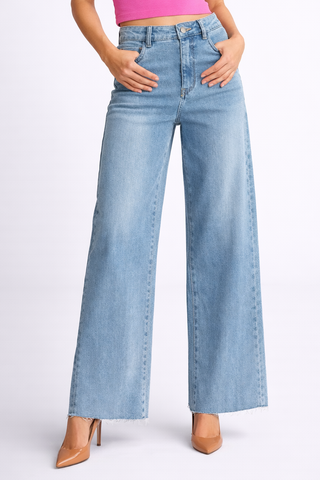 Funky Soul Alice 90's Crop Wide Straight Jean