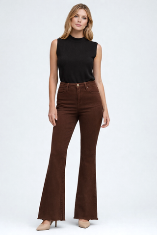 Funky Soul High Waist Flare Leg Denim Jean